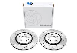 High performance brake discs Front to VW Golf 3