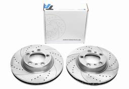 High performance brake discs Front to Porsche 911 - 996, 997