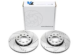High performance brake discs Front to VW Passat