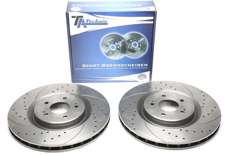 Sportti jarrulevyt eteen Mitsubishi Lancer EVO 10