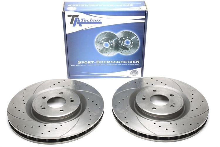 Sportti jarrulevyt eteen Mitsubishi Lancer EVO 10