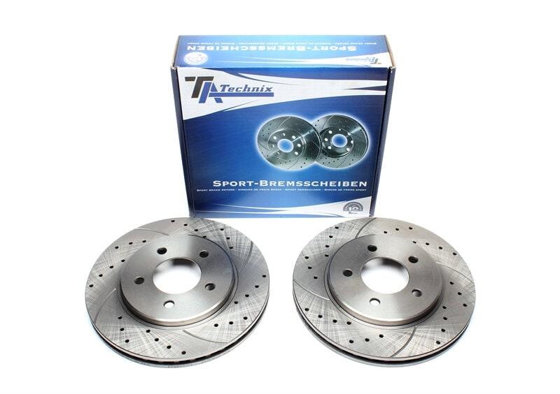 High performance brake discs Front to Chrysler Voyager