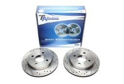 High performance brake discs Front to Ford Cougar