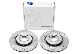 High performance brake discs Front to Seat Cordoba