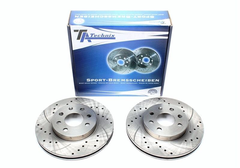 High performance brake discs Rear to Toyota Land Cruiser 100