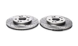 High performance brake discs Front to Mercedes SL