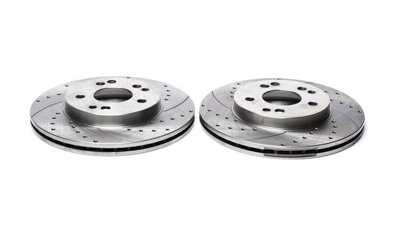 High performance brake discs Front to Mercedes E-Klass W124
