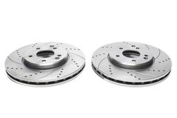 High performance brake discs Front to Mercedes CLK