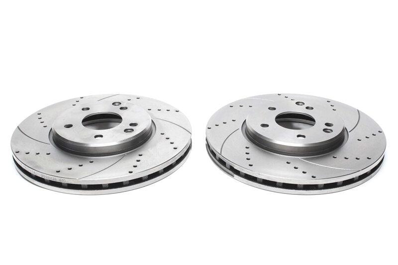 High performance brake discs Front to Mercedes SLK