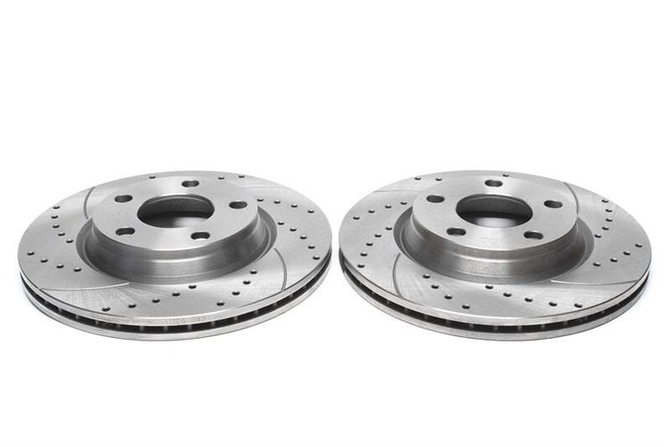 High performance brake discs Front to Audi A4 8E