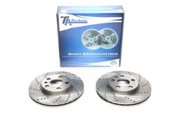 High performance brake discs Rear to Peugeot 806