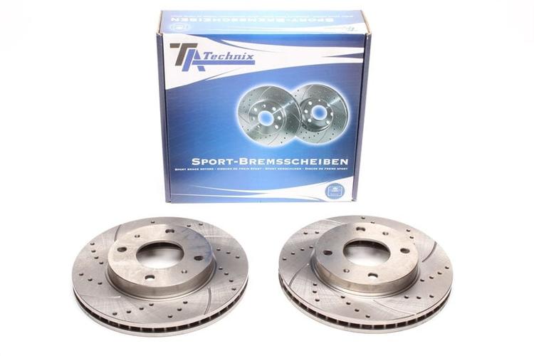 High performance brake discs Front to Hyundai Sonata IV