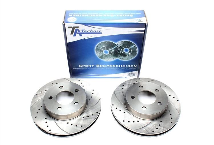 High performance brake discs Front to Jeep Cherokee