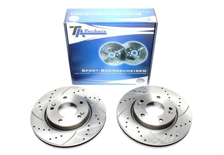 High performance brake discs Front to Hyundai Santa Fe