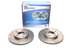 High performance brake discs Front to Mazda 5