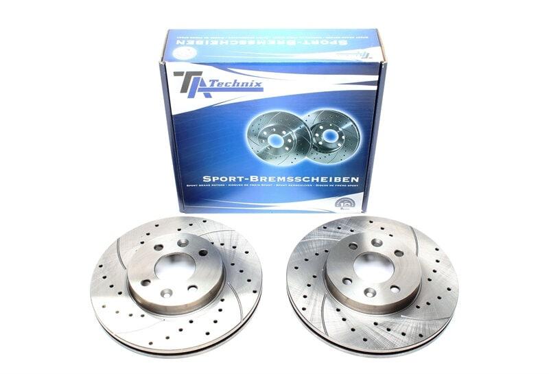 High performance brake discs Front to Renault Laguna