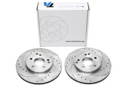 High performance brake discs Front to Mercedes SLK R170