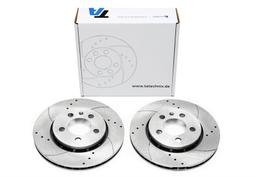 High performance brake discs Rear to Audi A3 8L