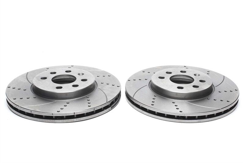 High performance brake discs Front to Opel Combo