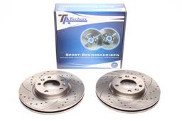 Sportti jarrulevyt eteen Peugeot 607