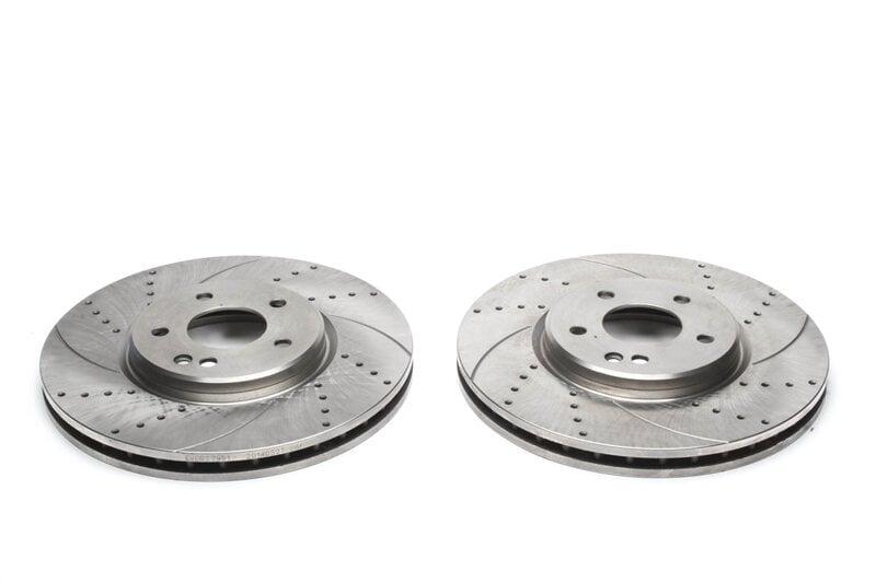 High performance brake discs Front to Mercedes CLK