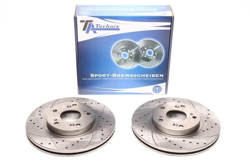 High performance brake discs Front to Honda Civic