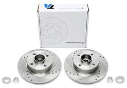 High performance brake discs Rear to Renault Modus