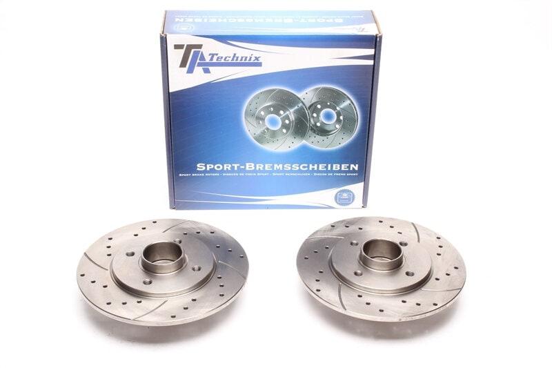 High performance brake discs Rear to Renault Clio II