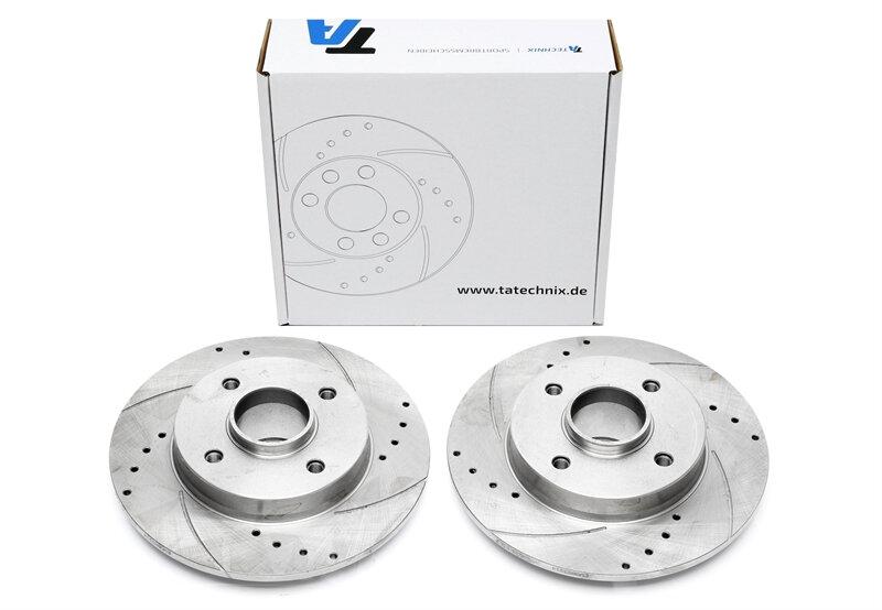 High performance brake discs Rear to Citroën C4