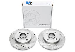 High performance brake discs Rear to Citroën C4