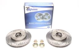 High performance brake discs Rear to Citroën DS5