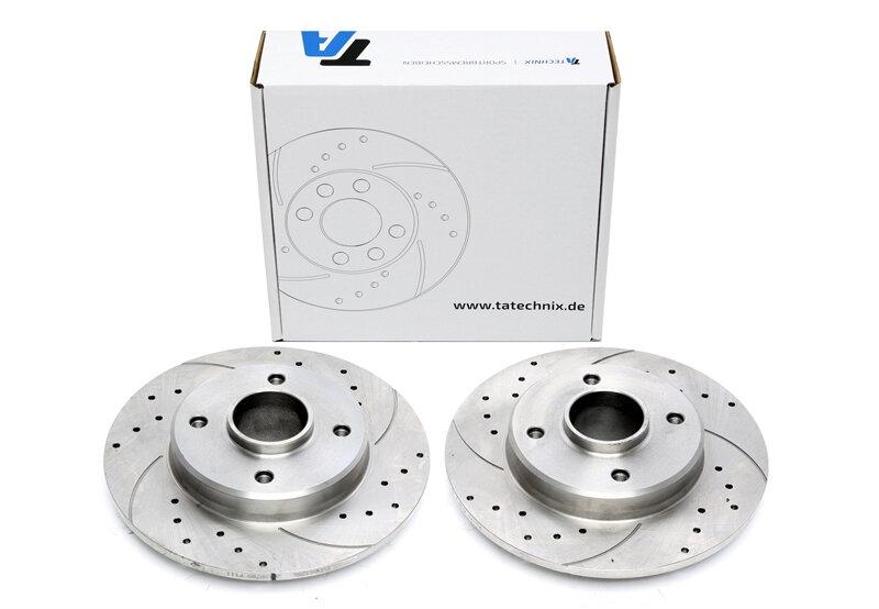 High performance brake discs Rear to Citroën C4