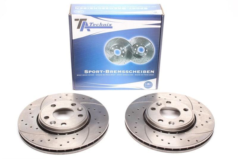 High performance brake discs Front to Renault Laguna III