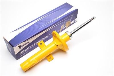 Sportsstøddæmper foran Ford Escort