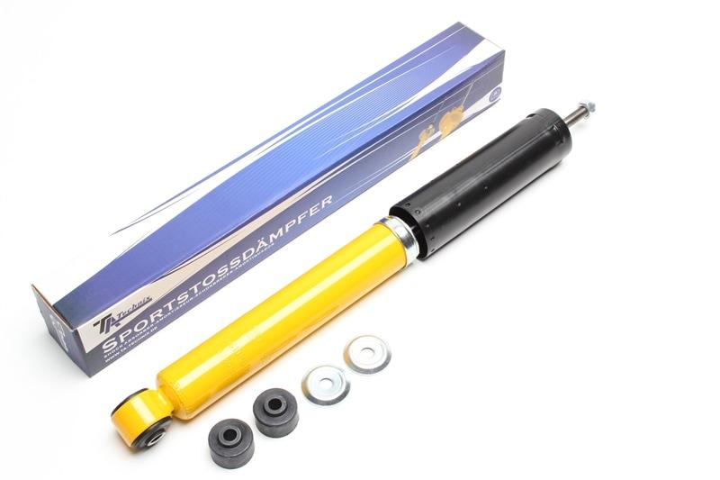 Iskunvaimennin taakse Opel Corsa