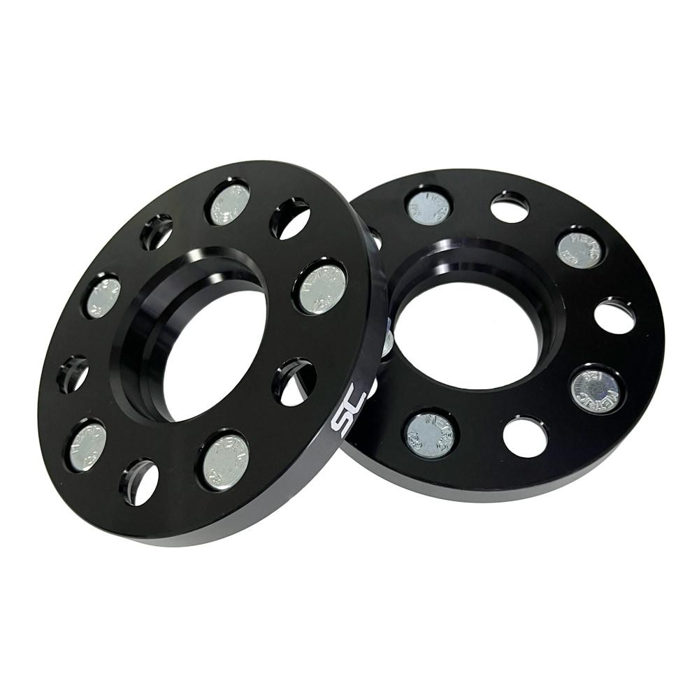 Black spacers 15mm Audi/VW/Seat/Skoda