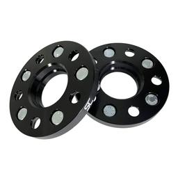 Black spacers 15mm Audi/VW/Seat/Skoda