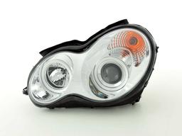 Ajovalot kromattu Mercedes C-klass W203