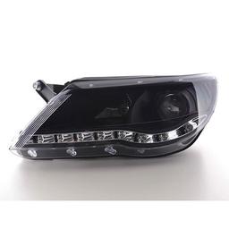 Ajovalot LED Mustat VW Tiguan