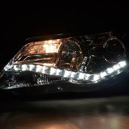 Krom Lyskastere LED VW Tiguan