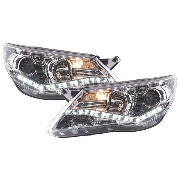 Krom Lyskastere LED VW Tiguan