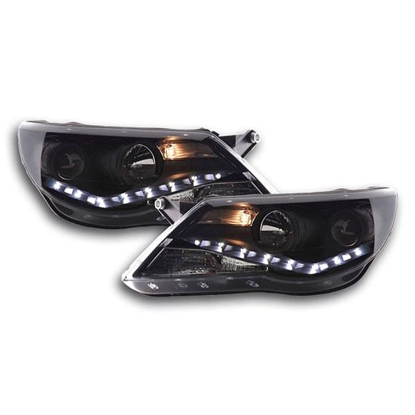 Black Headlights LED VW Tiguan