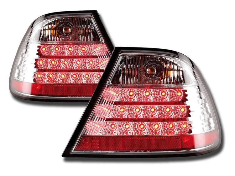 Baklamper LED Krom BMW