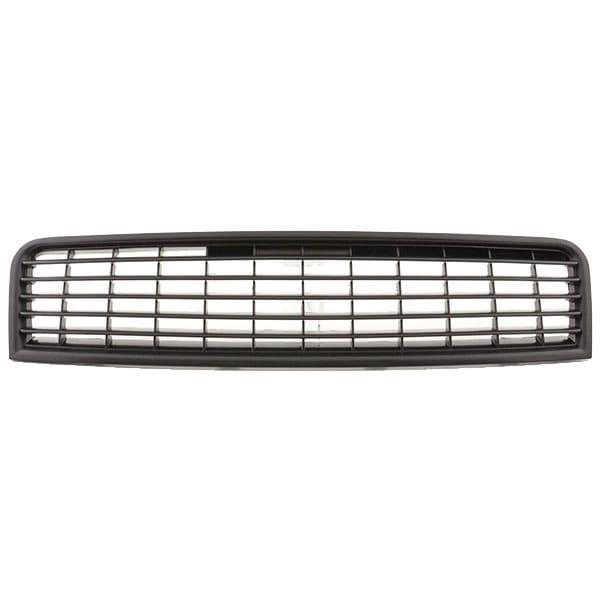 Helsvart Emblemlös grill Audi