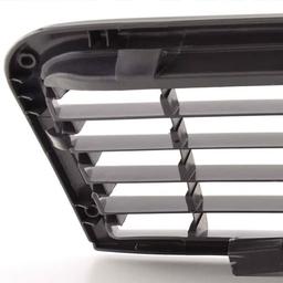 Helsvart Emblemlös grill Audi