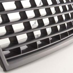 Helsvart Emblemlös grill Audi