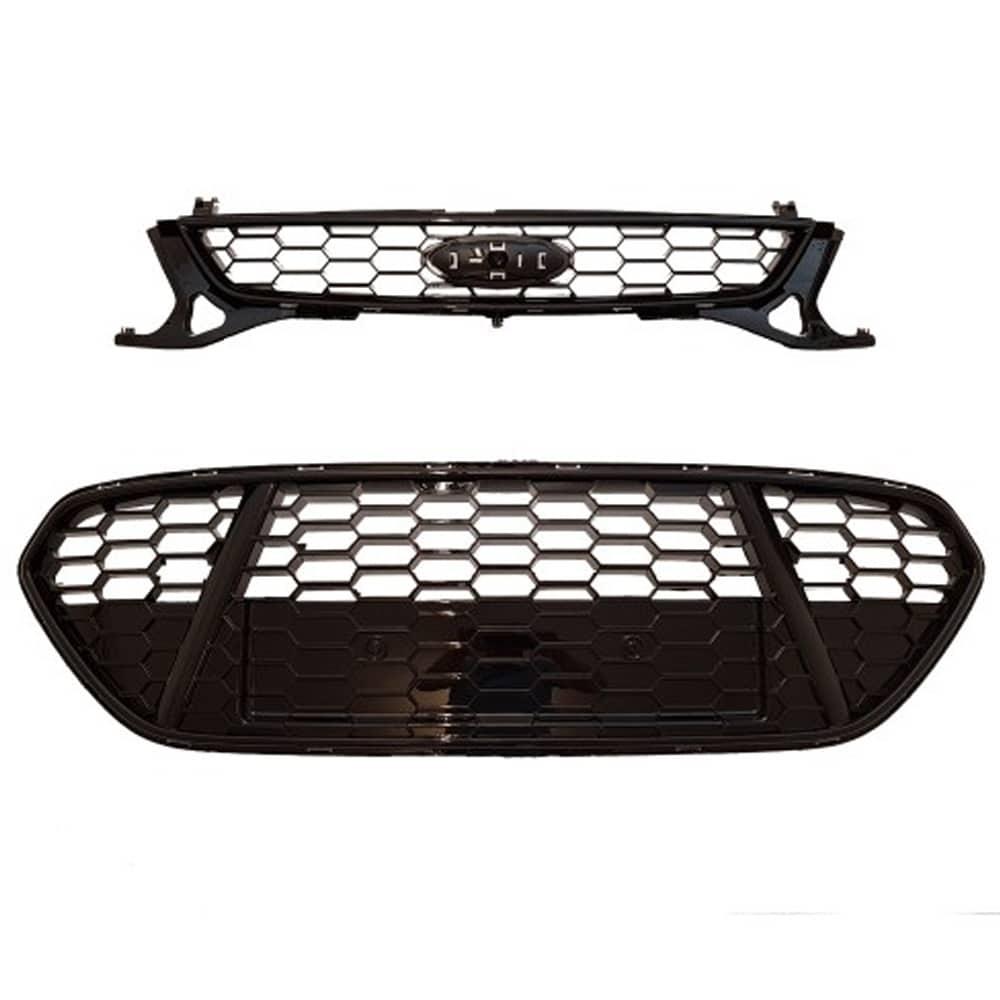 Kokomusta etumaski ilman merkkiä Ford Mondeo 2010-