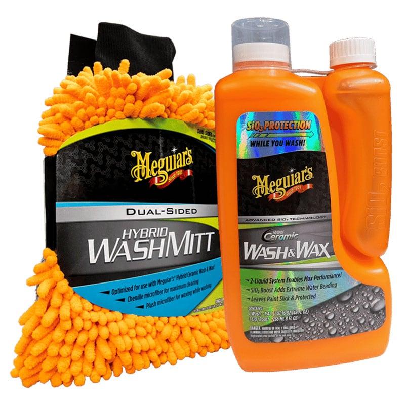Meguiars Hybrid Ceramic Wash & Wax & Hybrid Wash Mitt