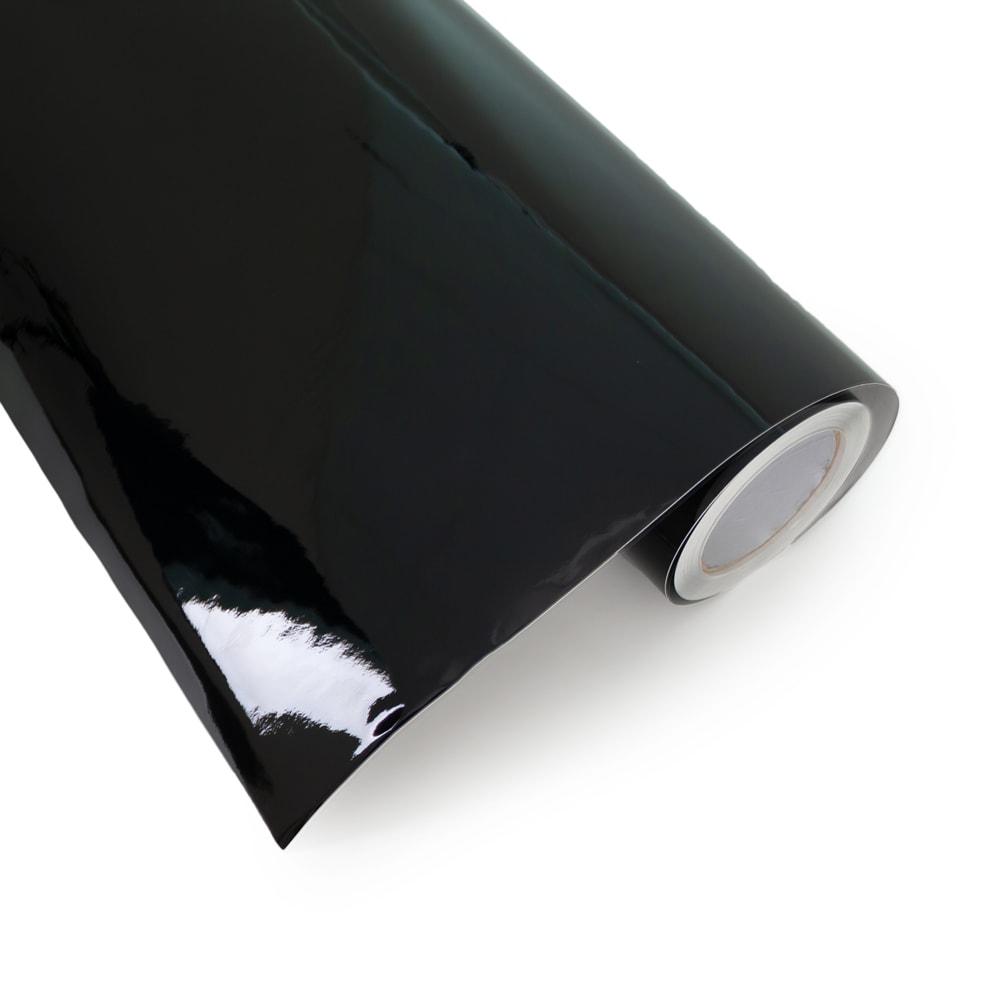 Blanksvart vinyl foliefilm 1,52x15meter