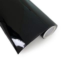 Blanksvart vinyl foliefilm 1,52x15meter
